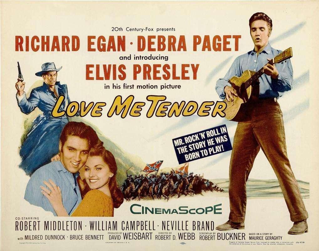 "Love me Tender" киноны постер