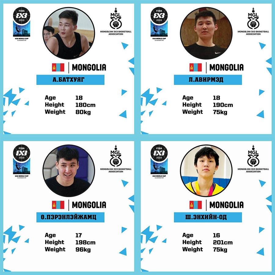 FIBA 3x3 U18 ДАШТ-д оролцох Монгол Улсын эрэгтэй баг